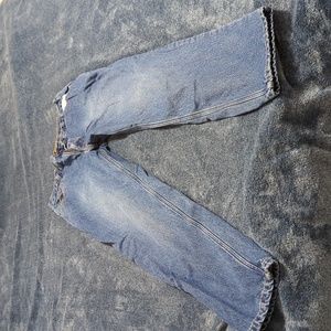 Warm flannel lined jeans